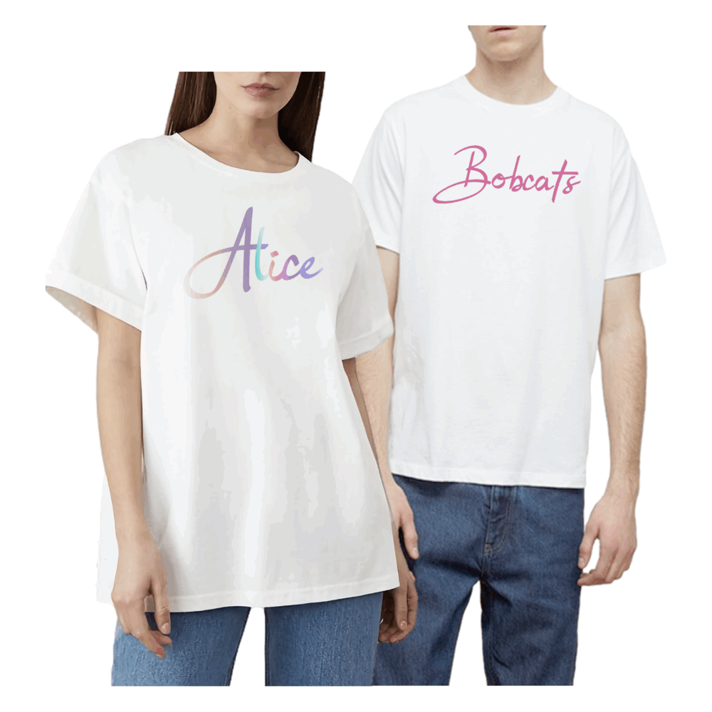 Personalized Printed T-shirt with Custom Name