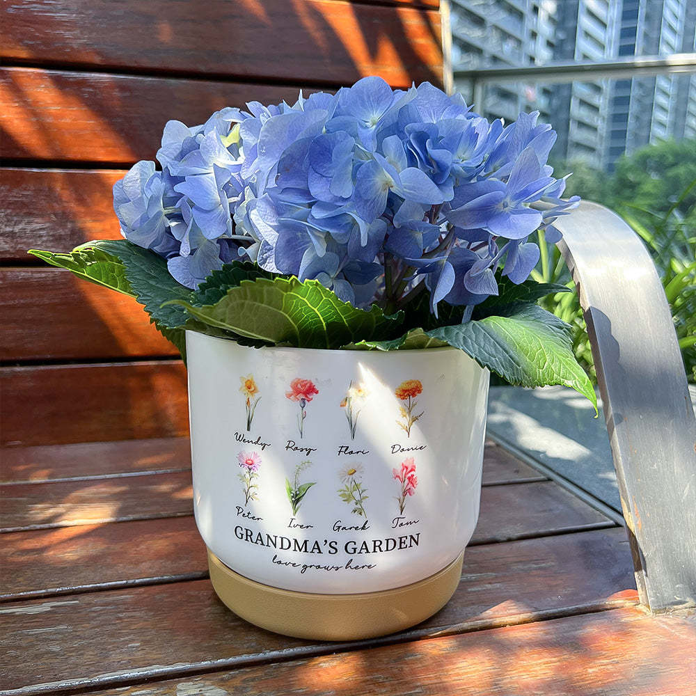 3D Print Customized Family Birth Flower Pot